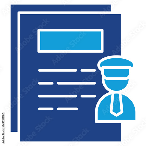 Customs Solid Icon Element For Design