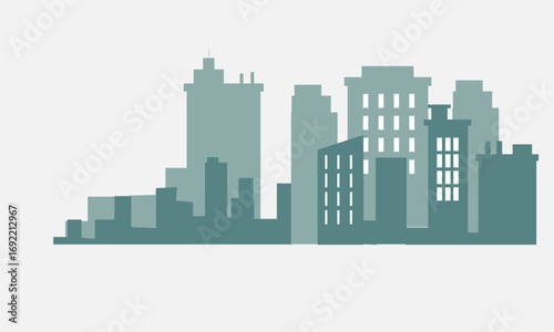 city bulding background vector art