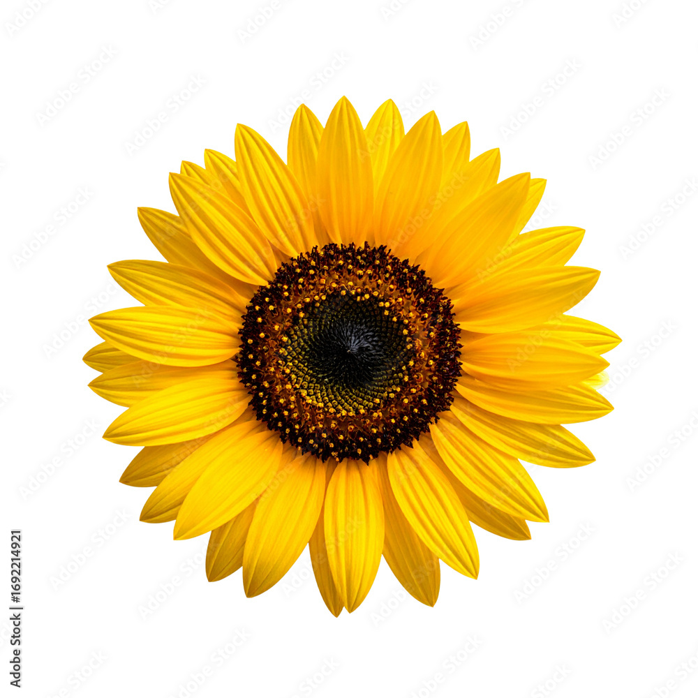 Fototapeta premium Sunfollower transparent background