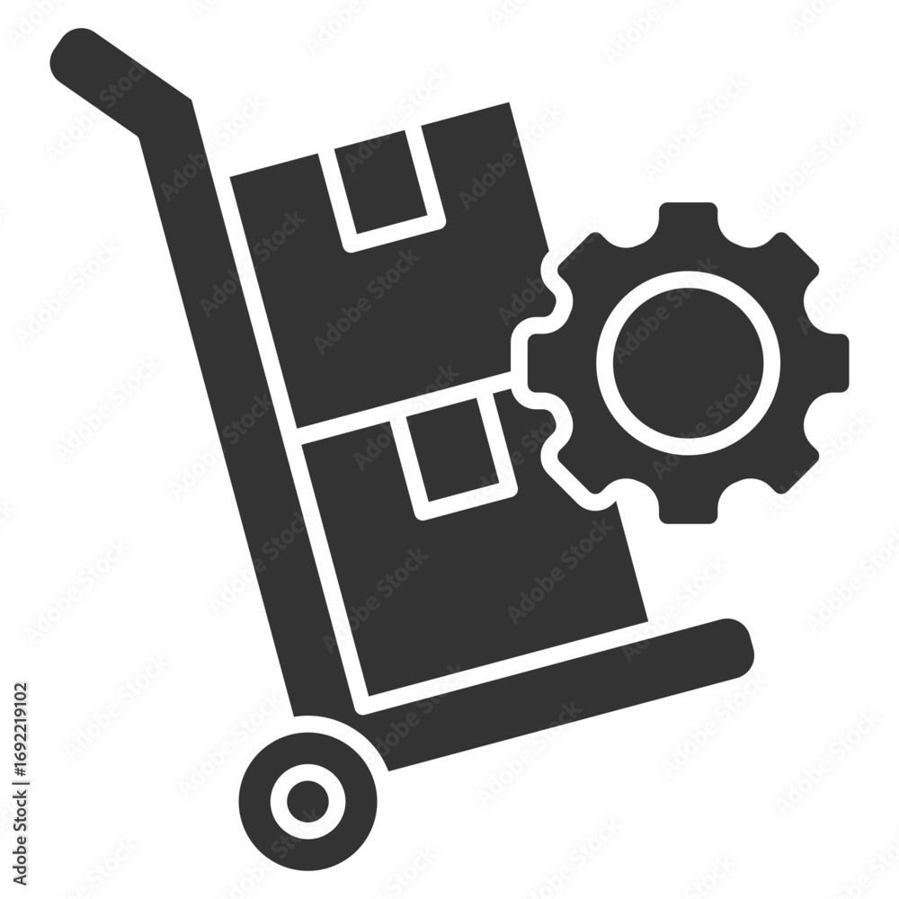 Obraz premium Order Glyph Icon Element For Design