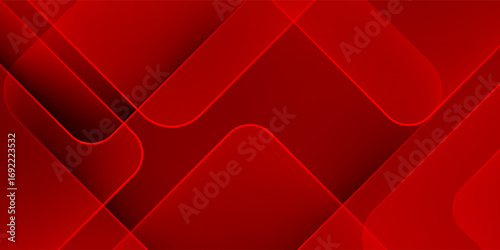 Red Geometric Abstract Background. Suit for banner, brochure, presentation and poster