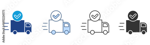 Transport Icon Set Multiple Style Collection