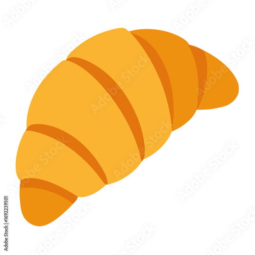 vector of Croissant on white background