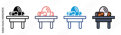 Deforestation Icon Set Multiple Style Collection
