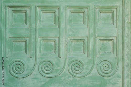 Close-up of art nouveau architectural detail