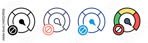 Limit Icon Set Multiple Style Collection