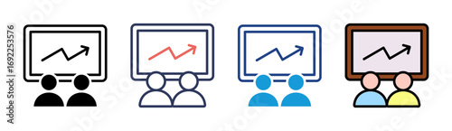 Analytical Thinking Icon Set Multiple Style Collection