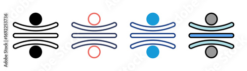 Resilience Icon Set Multiple Style Collection