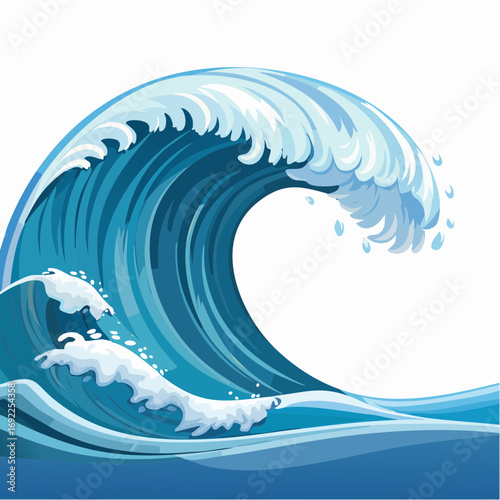 Powerful Ocean Wave
