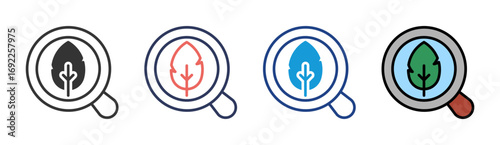 Environmental Security Icon Set Multiple Style Collection