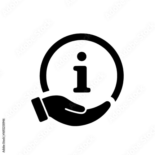 Information Icon Support, Help, Guidance, Assistance, Care