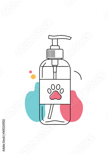 Gentle pet paw wash moisturizing cleanser for dogs and cats hydrating soothing care
