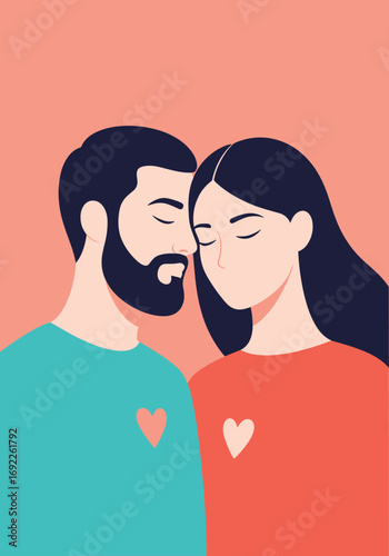 A tender embrace a symbol of love and connection between two souls expressing deep affection