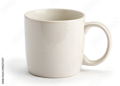 white cup isolated