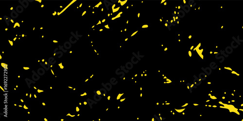 Vector black and gold cracked vector texture background. Vintage illustration populer art