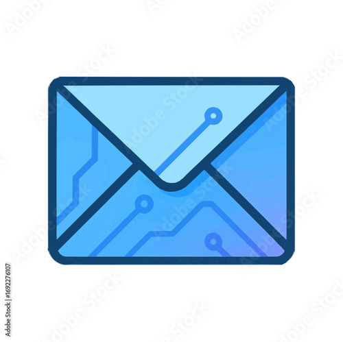Futuristic Envelope Icon