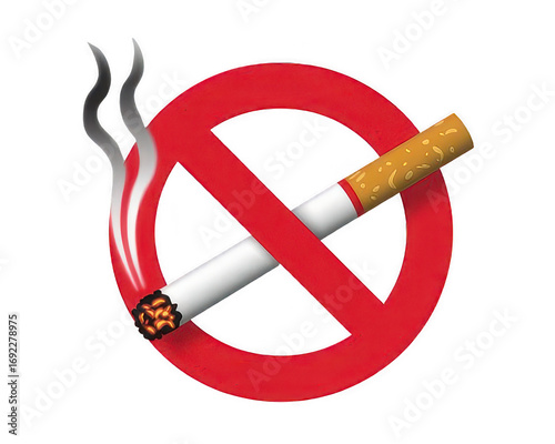 No smoking area sign