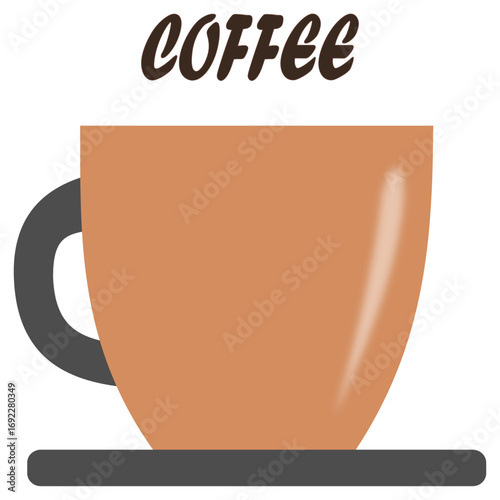 Creative coffee shop logo featuring coffee cup exploration symbol. Perfect for café branding, innovative identity, barista themes, packaging design, and unique creative coffee illustrations.