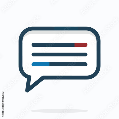 Communication Message Speech Bubble.