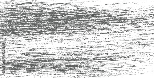 A gray textured background with numerous horizontal lines and speckles on a white surface.