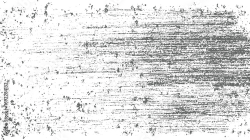 A gray textured background with horizontal lines and scattered white spots.