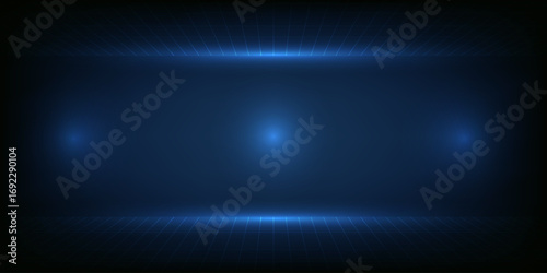 Abstract digital technology background with grid line empty space.Futuristic technology concepts.Vector illustrations.