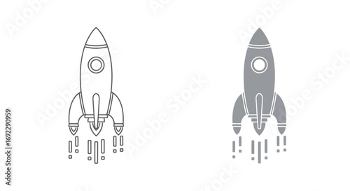 Rocket launch symbolizing space exploration