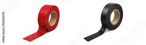 Wallpaper Mural Black and Red Electrical tape set - 2 electrical tape roll in one set Torontodigital.ca