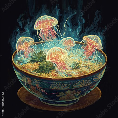 jellyfish in aquarium