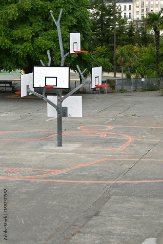 Paniers de baskets