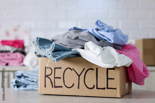 Efficiently Organizing Clothes for Recycling and Reusing Them in a More Sustainable Way