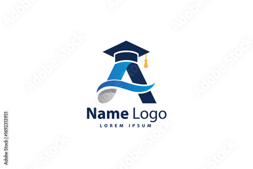 Academy logo design template