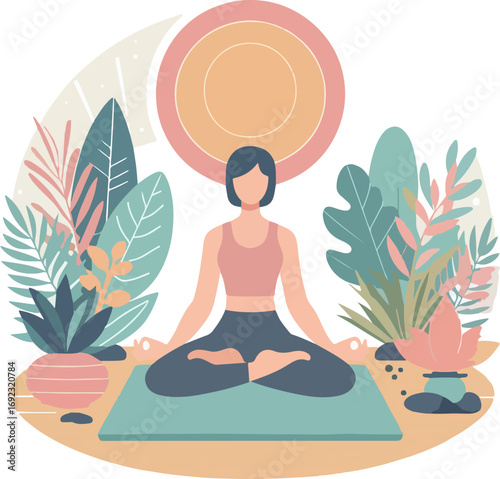 Full_body_vector_illustration_of_a_person_doing_yoga_exercise_in_lotus_position