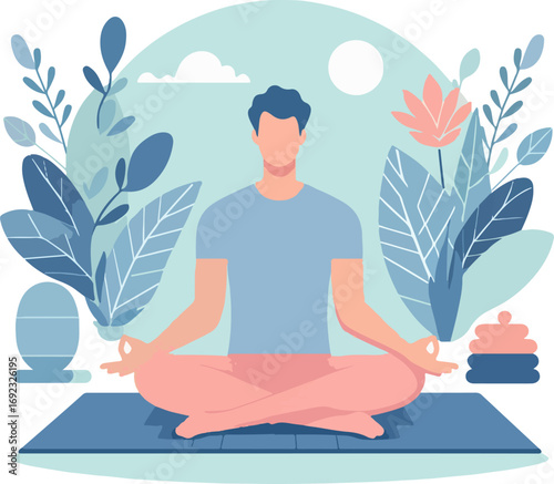Full_body_vector_illustration_of_a_person_doing_yoga_exercise_in_lotus_position