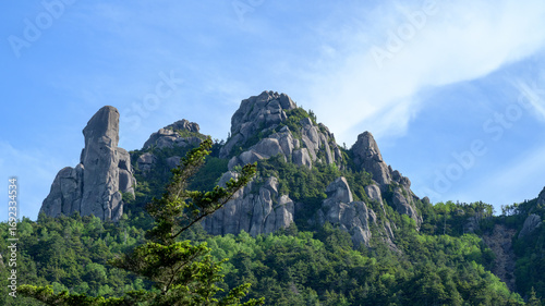【山梨県】瑞牆山の山頂を望む
