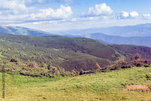 landscape of a Carpathians mountains