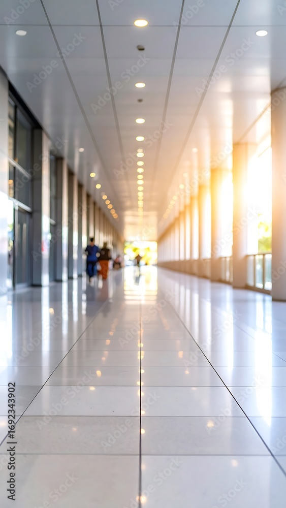 Fototapeta premium Modern, empty hallway
