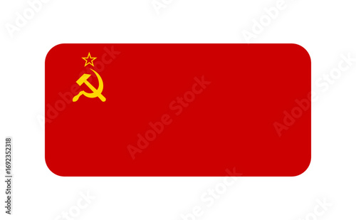 Flag of Soviet Union or USSR