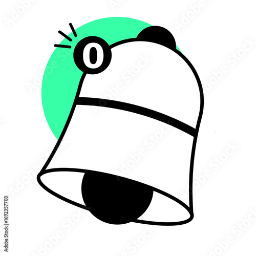 empty notification illustration for empty state description