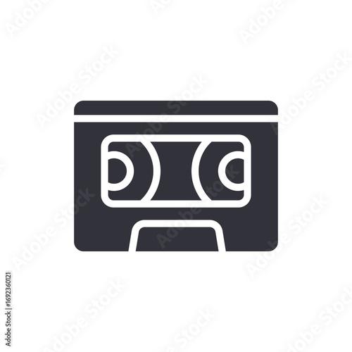 Retro Video Cassette Illustration Symbolizing Nostalgia And Technological Archaism