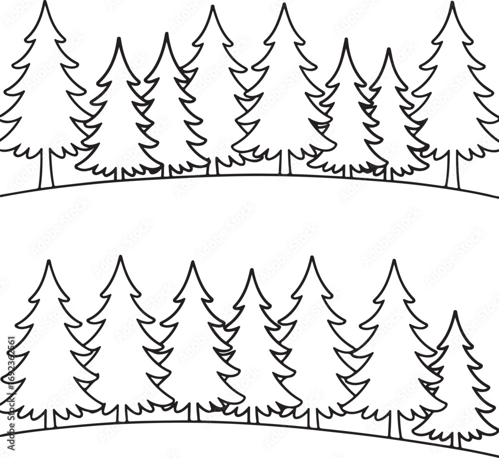 Obraz premium Abstract geometric shapes and lines silhouette