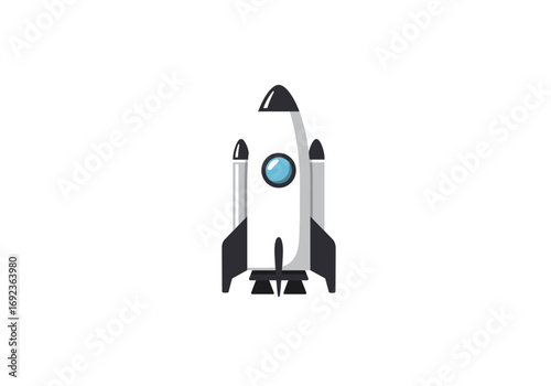 Side view of a simple gray tour bus illustration, a vector graphic of a public transport coach vehicle for travel and tourism isolated on a white background