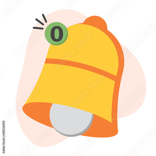 empty notification illustration for empty state description