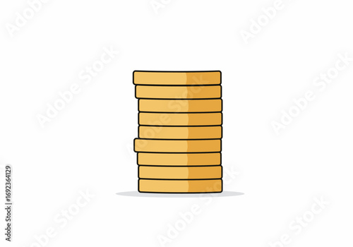 A simple blue line art icon of a professional handshake, symbolizing business partnership, agreement, successful deals, and cooperation on a white background