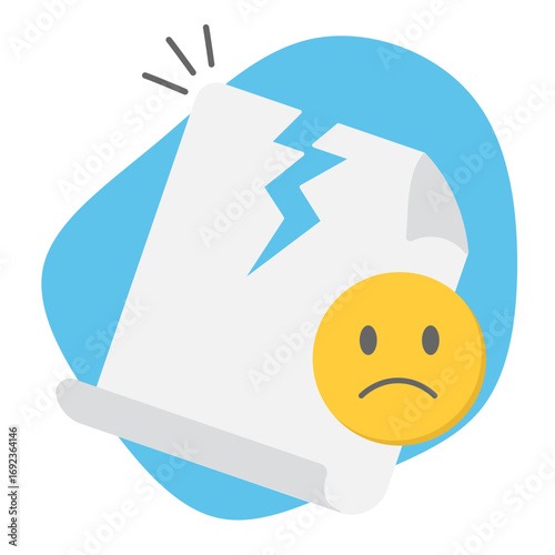 file crash illustration for empty state description
