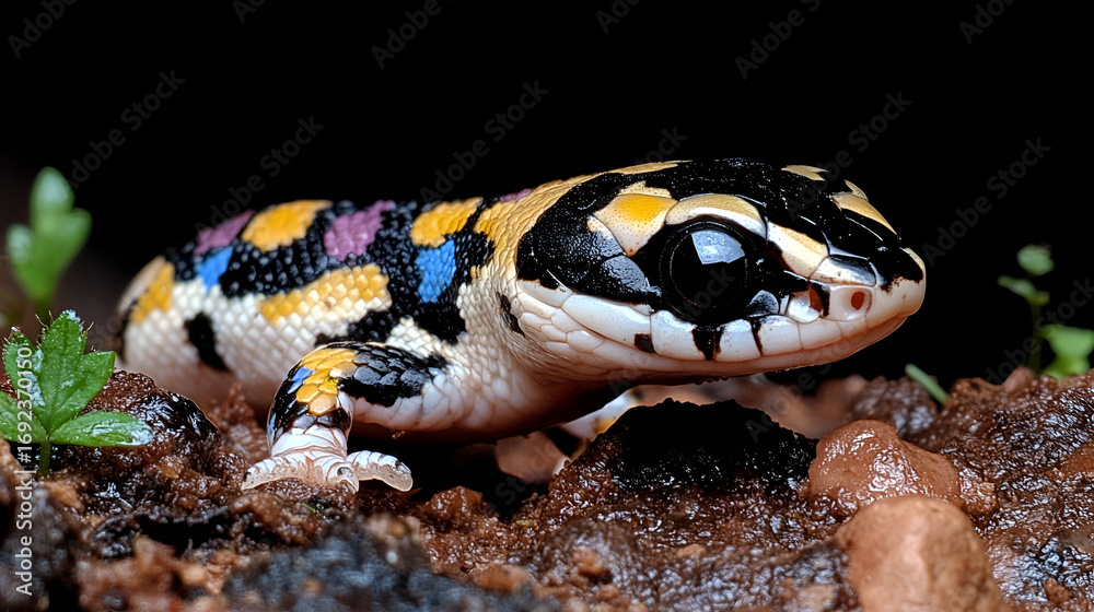 Obraz premium close up of a python