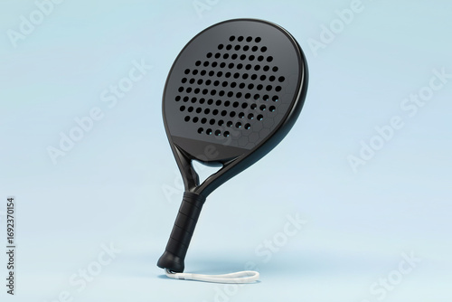 Wallpaper Mural Padel racket isolated on a simple clean blue background Torontodigital.ca