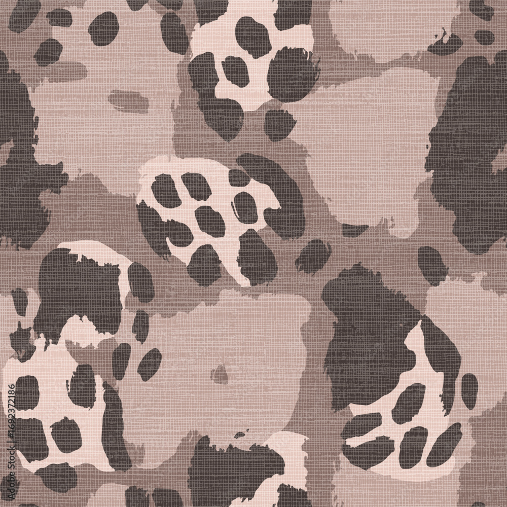 Naklejka premium Abstract Leopard Print Camouflage Pattern