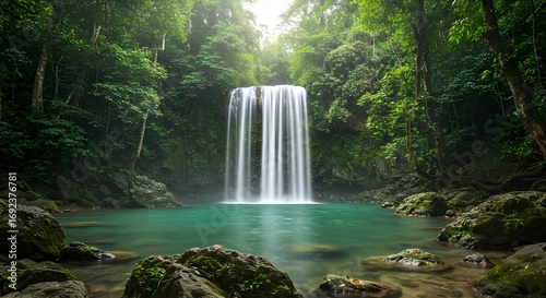 cascada en la jungla