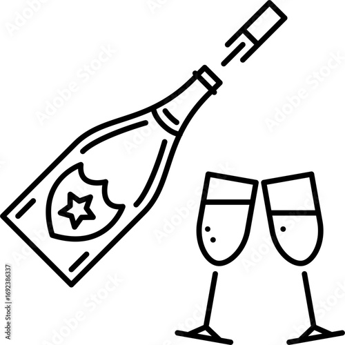 bottle and glass